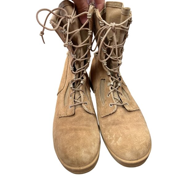 Belleville 390DES mens tan USA hot weather combat boots Sz 11.5 R SKU 9344